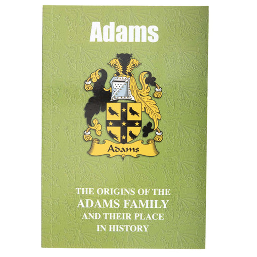 Clan Books Adams - Heritage Of Scotland - ADAMS
