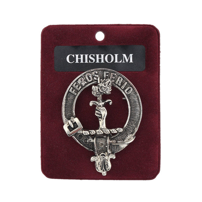 Clan Crest Badge Chisholm - Heritage Of Scotland - CHISHOLM