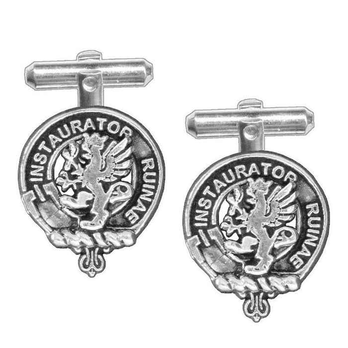 Clan Crest Cufflink Forsyth - Heritage Of Scotland - FORSYTH