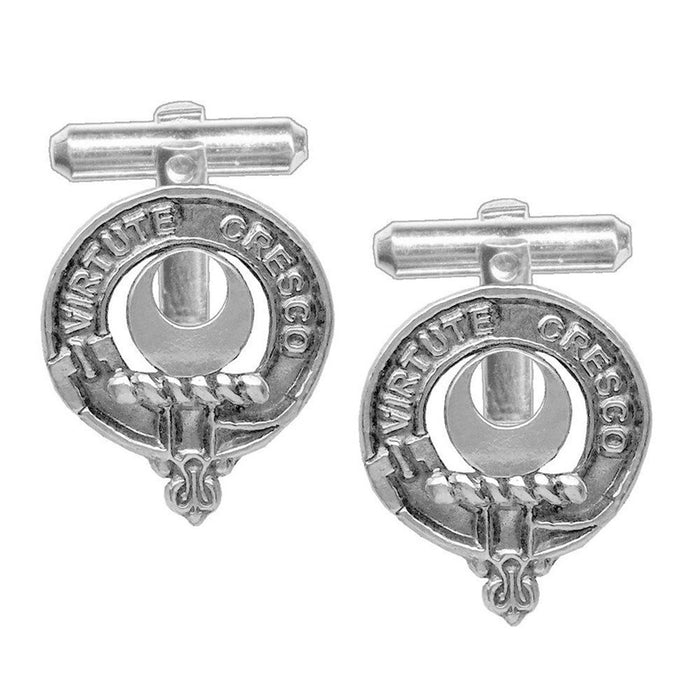 Clan Crest Cufflink Leask - Heritage Of Scotland - LEASK