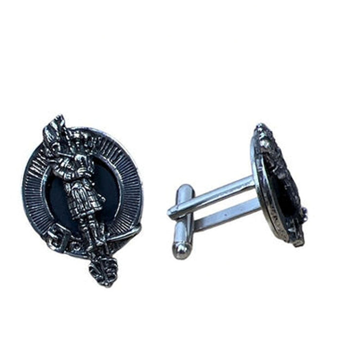 Clan Crest Cufflink Scots Piper - Heritage Of Scotland - SCOTS PIPER