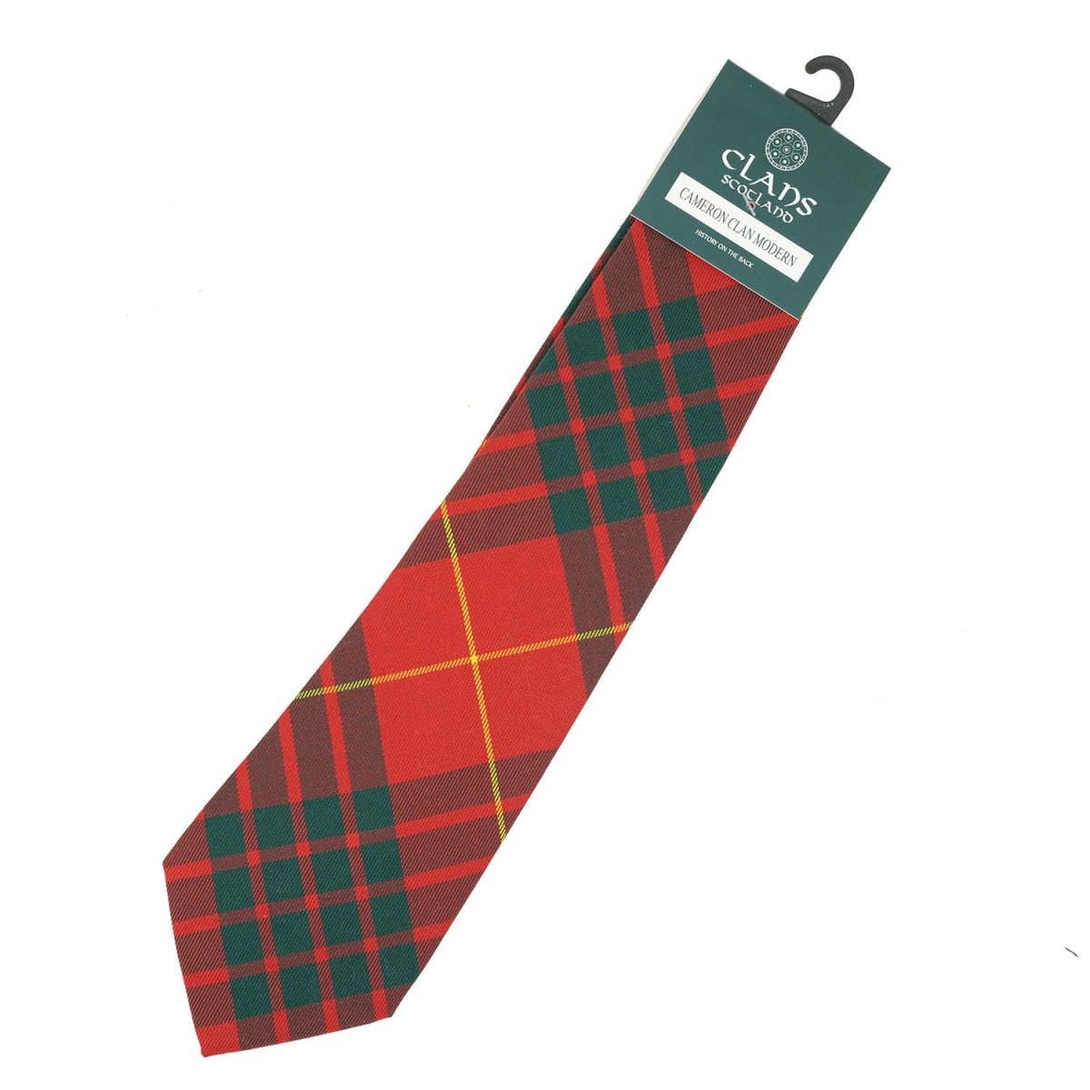 Clan Tartan Tie - Traditional Scottish Plaid Designs - Heritage Of Scotland - Cameron Clan