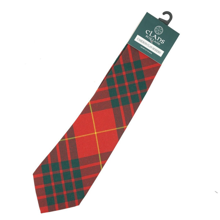 Clan Tartan Tie - Traditional Scottish Plaid Designs - Heritage Of Scotland - Cameron Clan