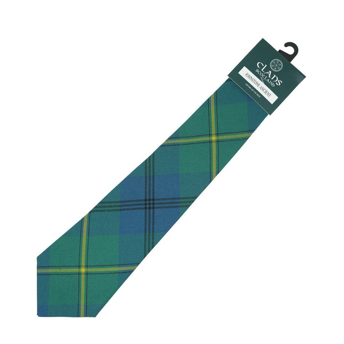 Clan Tartan Tie - Traditional Scottish Plaid Designs - Heritage Of Scotland - Johnstone Ancient
