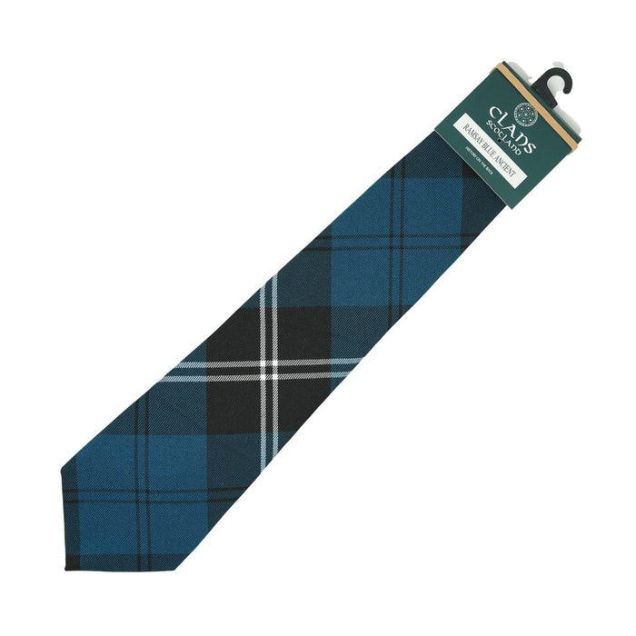 Clan Tartan Tie - Traditional Scottish Plaid Designs - Heritage Of Scotland - Ramsay Blue Ancient