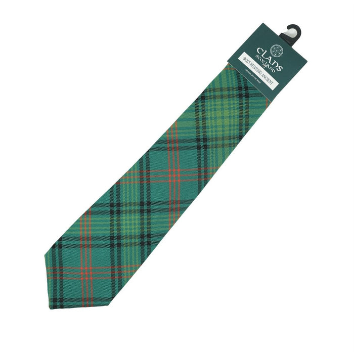Clan Tartan Tie - Traditional Scottish Plaid Designs - Heritage Of Scotland - Ross Hunting Ancient