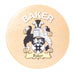 Clan/Family Name Round Cork Coaster Baker - Heritage Of Scotland - BAKER