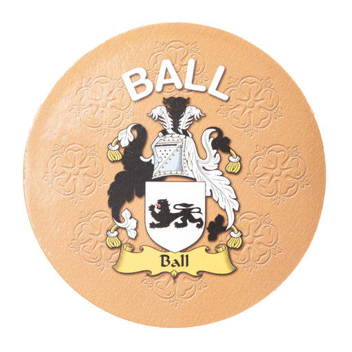 Clan/Family Name Round Cork Coaster Ball - Heritage Of Scotland - BALL
