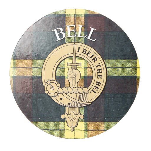 Clan/Family Name Round Cork Coaster Bell S - Heritage Of Scotland - BELL S