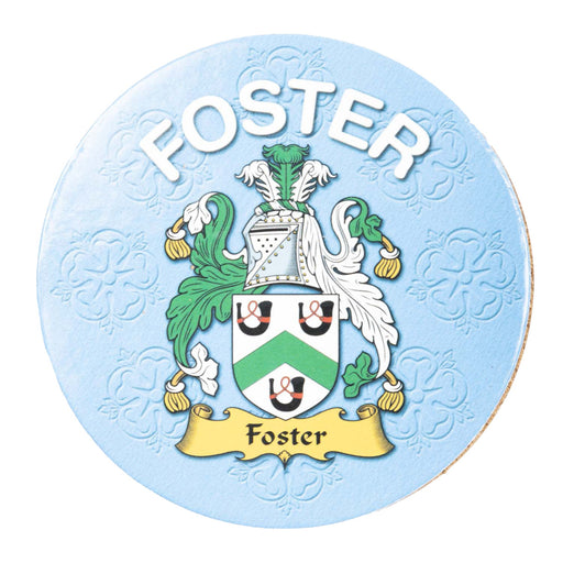 Clan/Family Name Round Cork Coaster Foster - Heritage Of Scotland - FOSTER
