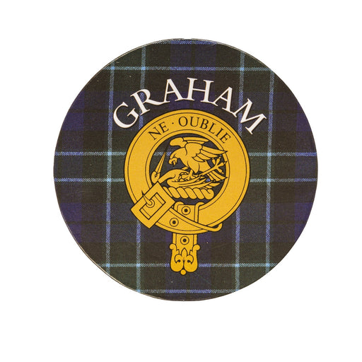 Clan/Family Name Round Cork Coaster Graham S - Heritage Of Scotland - GRAHAM S
