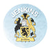 Clan/Family Name Round Cork Coaster Jenkins - Heritage Of Scotland - JENKINS