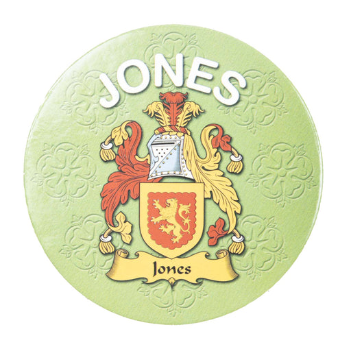 Clan/Family Name Round Cork Coaster Jones E - Heritage Of Scotland - JONES E