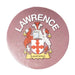 Clan/Family Name Round Cork Coaster Lawrence - Heritage Of Scotland - LAWRENCE