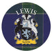 Clan/Family Name Round Cork Coaster Lewis S - Heritage Of Scotland - LEWIS S