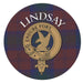 Clan/Family Name Round Cork Coaster Lindsay - Heritage Of Scotland - LINDSAY