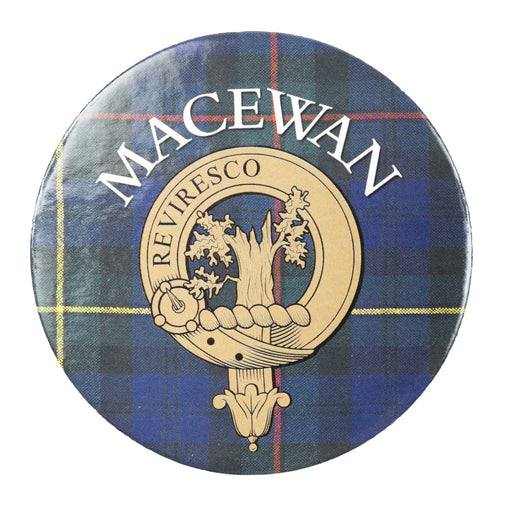Clan/Family Name Round Cork Coaster Macewan - Heritage Of Scotland - MACEWAN