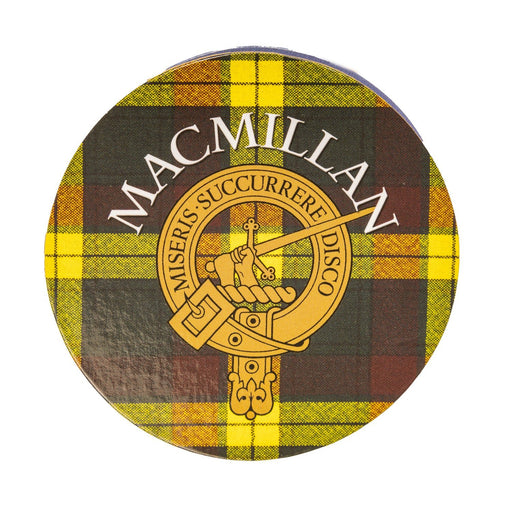 Clan/Family Name Round Cork Coaster Macmillan - Heritage Of Scotland - MACMILLAN