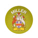 Clan/Family Name Round Cork Coaster Miller - Heritage Of Scotland - MILLER