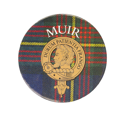 Clan/Family Name Round Cork Coaster Muir - Heritage Of Scotland - MUIR