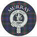 Clan/Family Name Round Cork Coaster Murray S - Heritage Of Scotland - MURRAY S