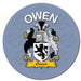 Clan/Family Name Round Cork Coaster Owen - Heritage Of Scotland - OWEN