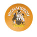 Clan/Family Name Round Cork Coaster Richardson - Heritage Of Scotland - RICHARDSON