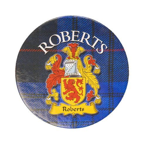 Clan/Family Name Round Cork Coaster Roberts S - Heritage Of Scotland - ROBERTS S