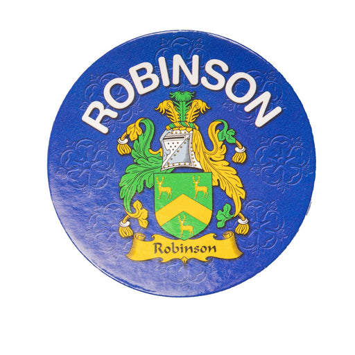Clan/Family Name Round Cork Coaster Robinson - Heritage Of Scotland - ROBINSON