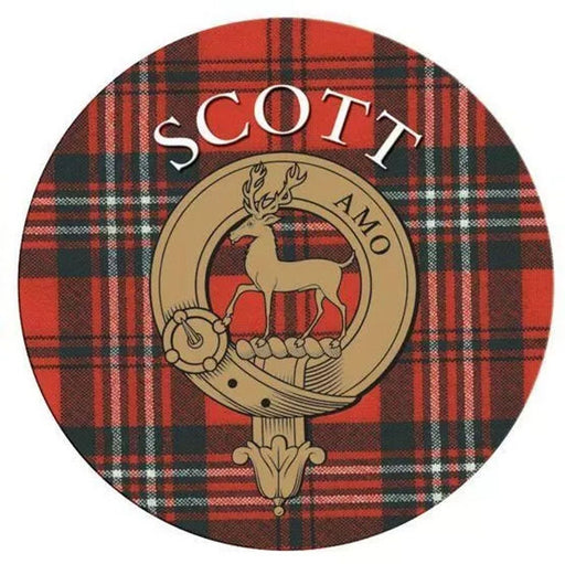 Clan/Family Name Round Cork Coaster Scott S - Heritage Of Scotland - SCOTT S