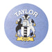 Clan/Family Name Round Cork Coaster Taylor E - Heritage Of Scotland - TAYLOR E
