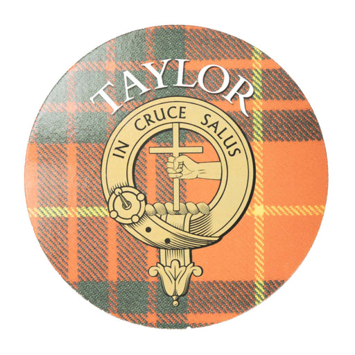 Clan/Family Name Round Cork Coaster Taylor S - Heritage Of Scotland - TAYLOR S