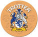 Clan/Family Name Round Cork Coaster Trotter - Heritage Of Scotland - TROTTER