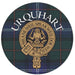 Clan/Family Name Round Cork Coaster Urquhart - Heritage Of Scotland - URQUHART