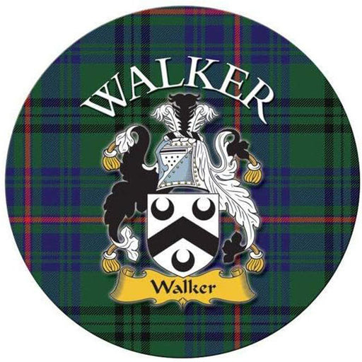 Clan/Family Name Round Cork Coaster Walker S - Heritage Of Scotland - WALKER S