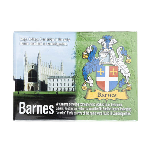Clan/Family Scenic Magnet Barnes - Heritage Of Scotland - BARNES