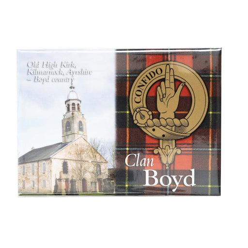 Clan/Family Scenic Magnet Boyd - Heritage Of Scotland - BOYD