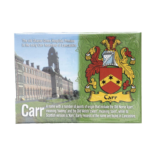 Clan/Family Scenic Magnet Carr - Heritage Of Scotland - CARR