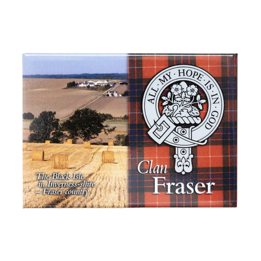 Clan/Family Scenic Magnet Fraser - Heritage Of Scotland - FRASER