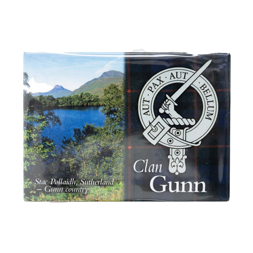 Clan/Family Scenic Magnet Gunn - Heritage Of Scotland - GUNN