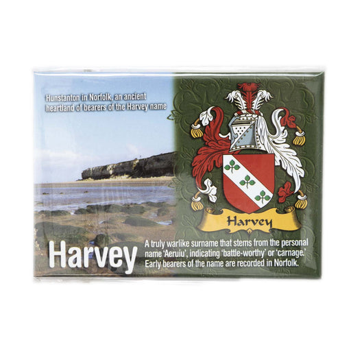 Clan/Family Scenic Magnet Harvey - Heritage Of Scotland - HARVEY