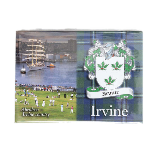 Clan/Family Scenic Magnet Irvine - Heritage Of Scotland - IRVINE