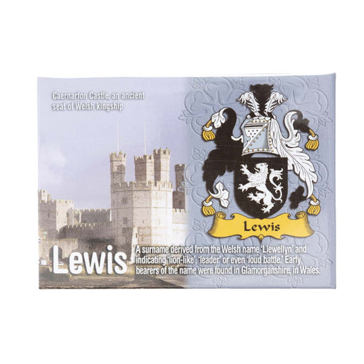 Clan/Family Scenic Magnet Lewis - Heritage Of Scotland - LEWIS