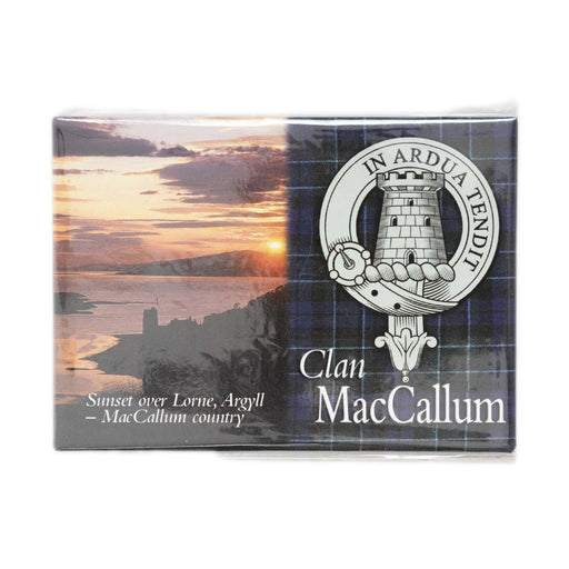Clan/Family Scenic Magnet Maccallum - Heritage Of Scotland - MACCALLUM