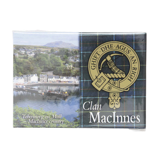 Clan/Family Scenic Magnet Macinnes - Heritage Of Scotland - MACINNES