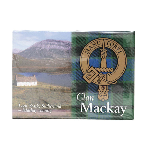Clan/Family Scenic Magnet Mackay - Heritage Of Scotland - MACKAY
