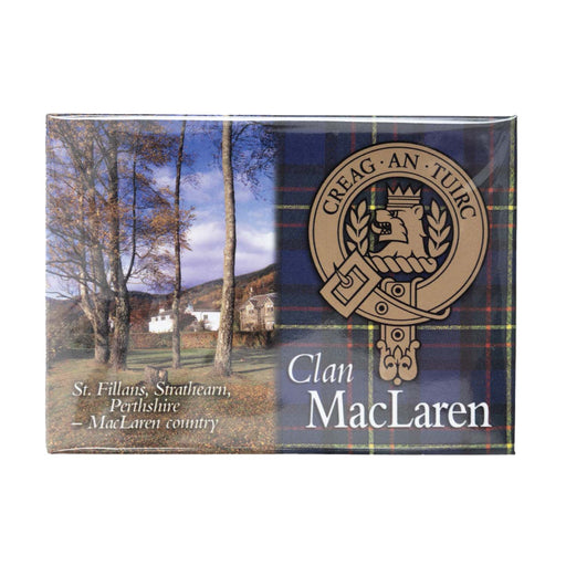 Clan/Family Scenic Magnet Maclaren - Heritage Of Scotland - MACLAREN