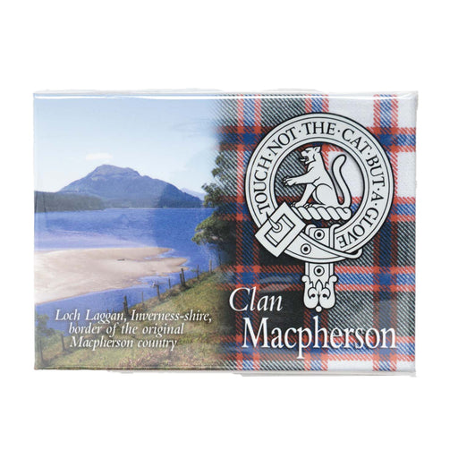 Clan/Family Scenic Magnet Macpherson - Heritage Of Scotland - MACPHERSON