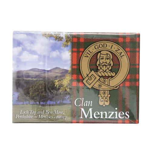 Clan/Family Scenic Magnet Menzies - Heritage Of Scotland - MENZIES