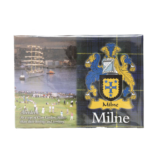 Clan/Family Scenic Magnet Milne - Heritage Of Scotland - MILNE